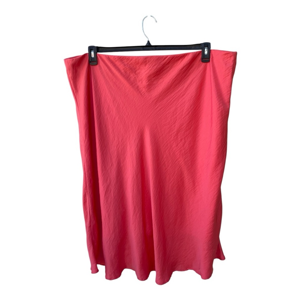 A New Day Coral Midi Skirt Size 3X - Picture 3 of 7
